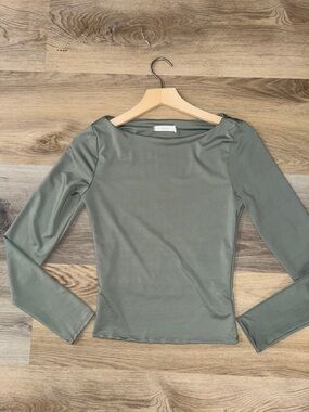 Lush Sage Green Top